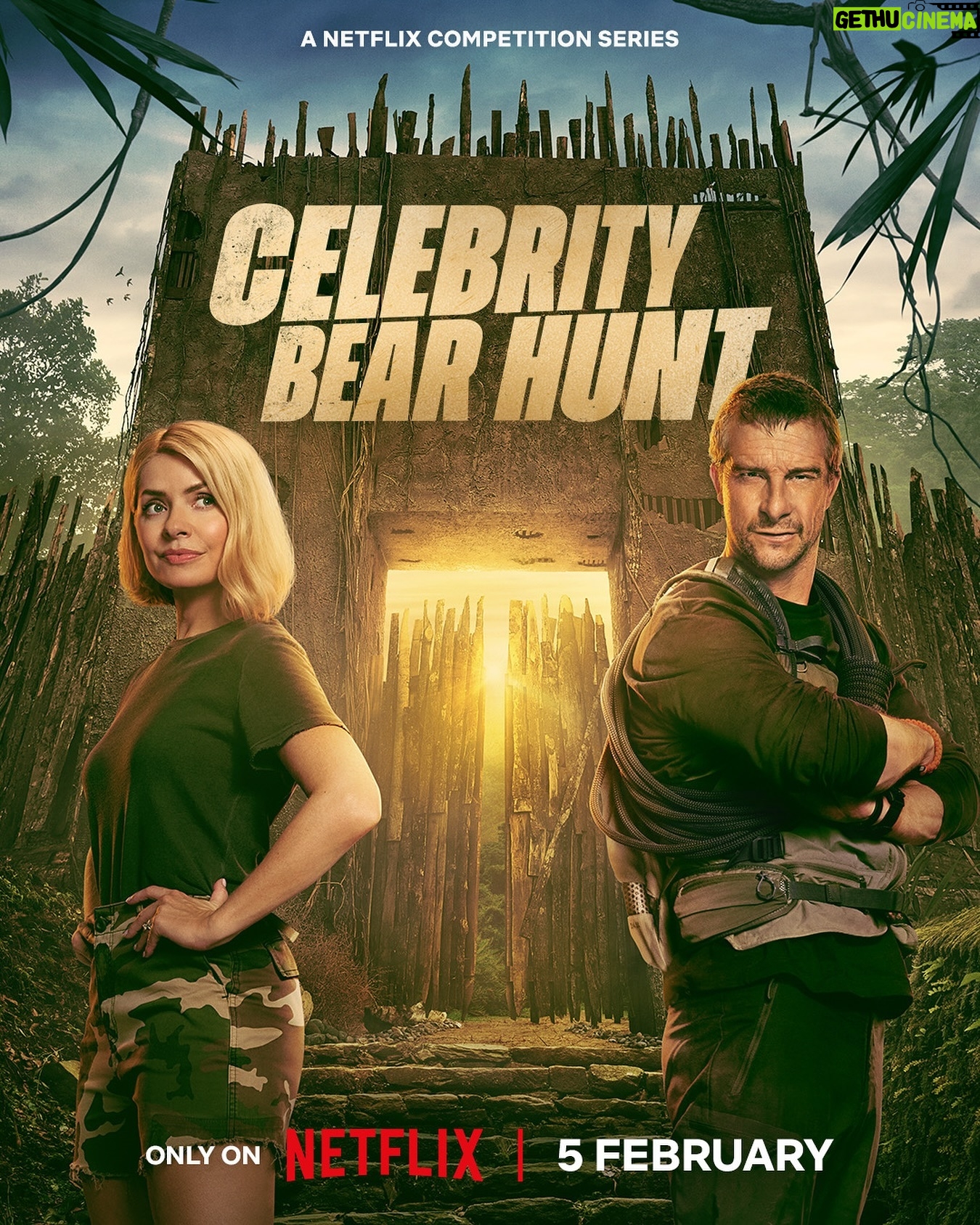 Holly Willoughby - 93.8K Likes - can 12 celebrities survive being hunted in the Costa Rican jungle by Bear Grylls? hosted by Holly Willoughby, Celebrity Bear Hunt arrives 5 February 2025, only on Netflix.
