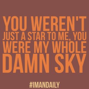 Iman Instagram - #imandaily #BowieForever