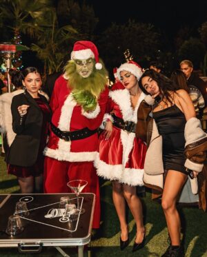 Inanna Sarkis Instagram - We take Grinchmas very seriously.