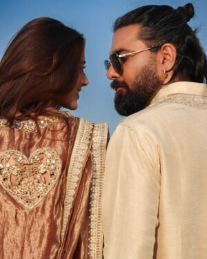 Iqra Aziz Instagram - We’ve survived five years of love, laughter and Netflix password sharing. Here’s to many more to come🦦
Love you more with each passing year🕊️

Happy Anniversary Baby❤️
.
A Special thanks to my favourites @sfkbridals @hazureonline @izainzaidi @sunnysilvester
📷 @daniyalshaikhs