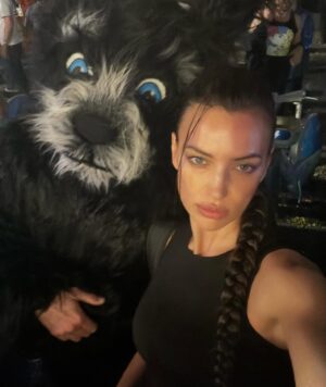 Irina Shayk Instagram - Right off the plane to Raid those Tombs… 😈Lara Croft …