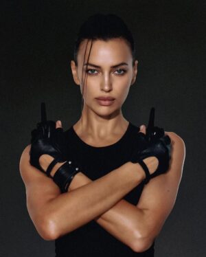 Irina Shayk Instagram - TOMB RIDER …. would not mess with her … HAPPY 🎃😈