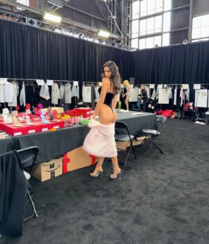 Irina Shayk Instagram - Back at @victoriassecret 💕2024 
Thank u for sooo much LOVE 
@emmanuellealt 
@duffy_duffy 
@diane.kendal 
@dmcasting