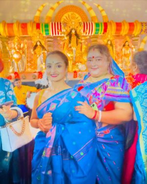 Ishita Ganguly Instagram - শুভ অষ্টমী_____🔱🌾👣🪷🐚🔱🤍🧿

#shubhoashtami #happydurgapuja #maa #duggadugga 🌺🔱🌺🌺🧿🙏
