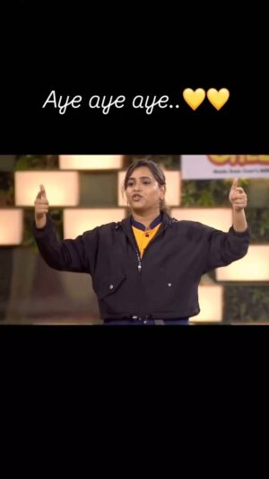 Jacqueline Fernandas Instagram - Aye aye aye..💛💛

.
#biggbosstamil #biggboss8tamil #biggbossstamil8 
#biggbossseason8tamil @vijaytelevision @hiphoptamizha @disneyplushotstartamil