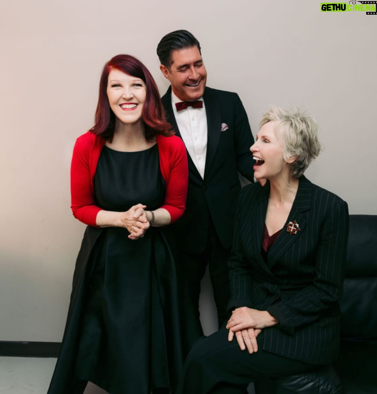 Jane Lynch - 3.8K Likes - We have fun. Join us for some holiday fun! Tonight LaCrosse WI! Vitro University! Here we come. 730 @timdavis_official @therealkateflannery @tonyguerreroquintet- photo by @isaacapon
