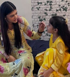 Jaswir Kaur Instagram - You Growing up to be such a Beautiful Girl 
#tanyakaur 🥰😘♥️🤗🧿

Wishing You a Very Happy Birthday 🎂💐🎁🎊🎉🥳
May God Bless You With all the Happiness and Success ♥️♥️♥️

Keep Wearing that Smile of Yours they look the Best on You 😃😘