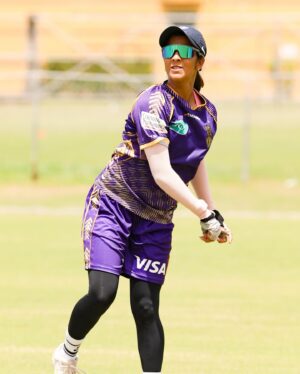 Jemimah Rodrigues Instagram - Ami TKR ✊🏼💜

Until we meet again @tkriders 
#WCPL #TKR