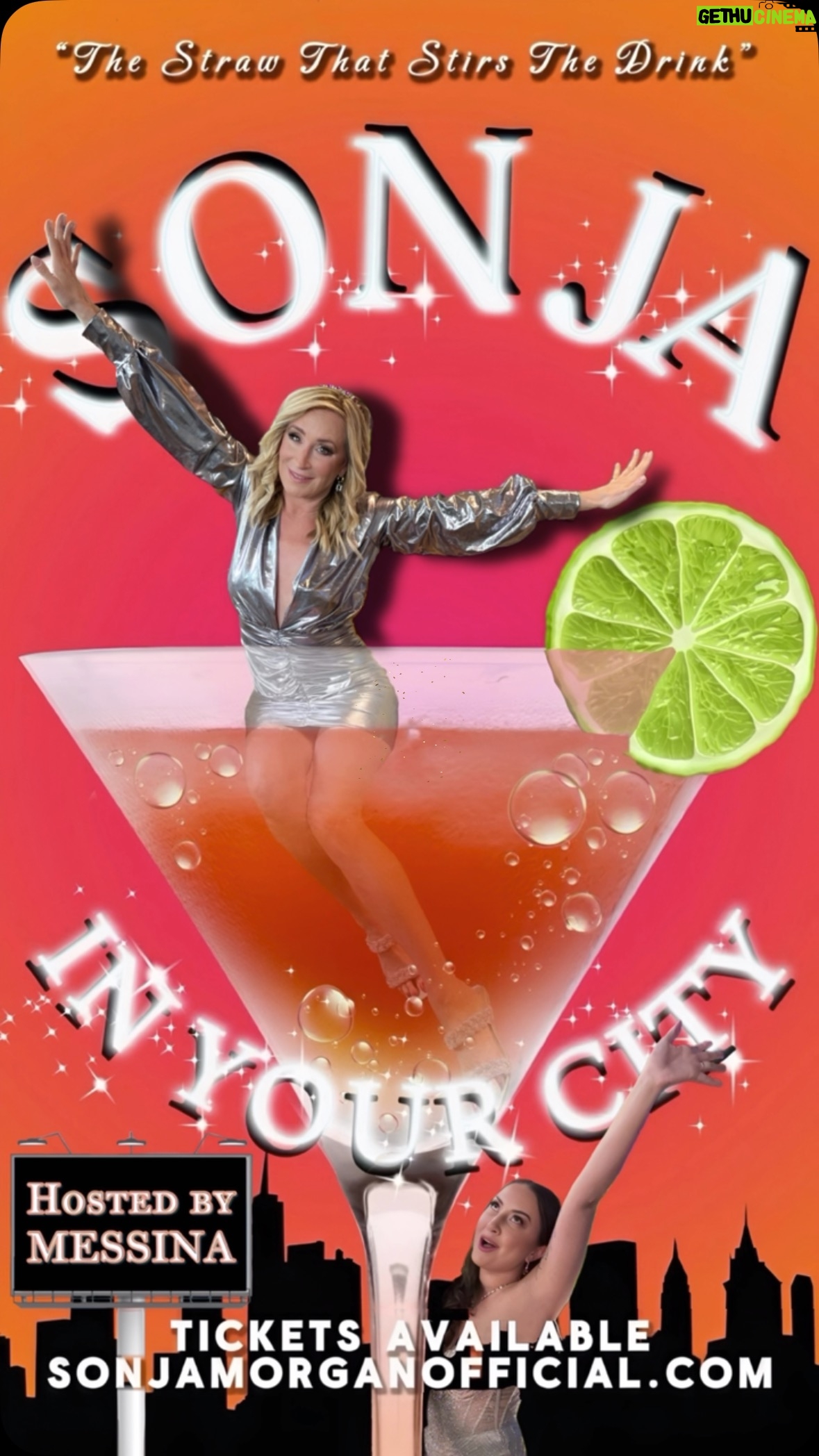 Jennifer Messina - 1.2K Likes - DMV we are coming to The Fillmore January 24th!!
Sonja In Your City Improv Comedy Tour coming to a City near YOU!
Hosted by Jennifer Messina!
Expect the unexpected with Sonja Morgan inimitable unfiltered and unforgettable stories, her quirky sense of A humor and surprises #Caburlesque Plus add-on exclusive Meet & Greet tix with photo ops
@sonjatmorgan
#PalmSprings #Minneapolis #SilverSpring #Huntington#Montclair #Miami #FortLauderdale #Phoenix #Kirkland #Napa #Monterey #Ventura #Philly #Longisland #CA #NY #sonjamorgan #RHONY #bravotv