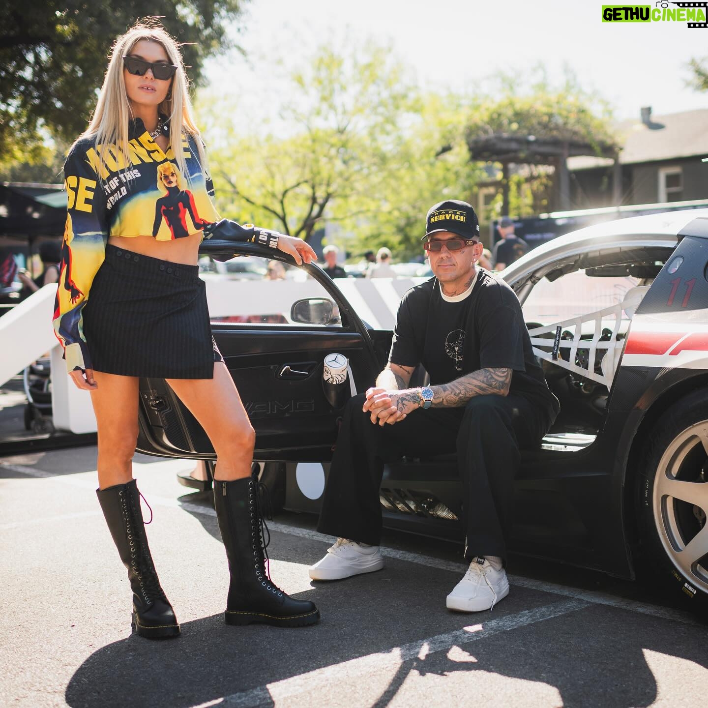 Jessica Hart - 15.7K Likes - Great day with @mercedesbenzusa in Austin!!! #raceday #loveaustin