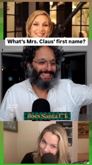 Jessica St. Clair Instagram - What’s Mrs. Claus’ first name? And does Santa f%$k?? Tune into our ep on 2010’s CHRISTMAS MAIL  with @stclairjessica to find out!

#mrsclaus #santababy #christmasmovies #howdidthisgetmade #hdtgm