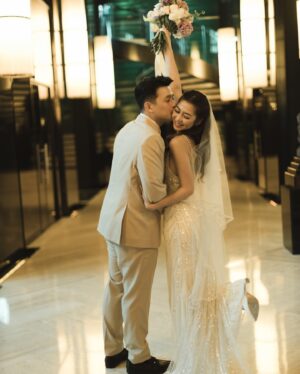 Jessica Veranda Tanumihardja Instagram - To have and to hold until we are old,
Happy 2nd Wedding Anniversary,
🩵💙