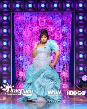 Jiggly Caliente Instagram - On this semi final episode of @dragraceph the vision that @ovcvnt has was 
"Dalagang Filipina" . So they commissioned a local Cavite designer Paul Rex Mateo to create this turquoise filipininana dream. 
On the glam @itskenric wanted to do soft n blushed. 
@matilduhh on hair wanted to do a soft up do. The team wanted to give a effortless beauty concept. 
The fact that October is  #FILIPINOAMERICANHISTORYMONTH just hits at the right time. 
#jigglycaliente #pinay #pinaybeauty #plussizedbeauty 
#dragraceph #transbeautiful #girlslikeus