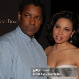 Jurnee Smollett Instagram - Wishing the GOAT himself Mr. Denzel Washington a very happy 70th! 🐐🎉 Couldn’t be more grateful for your wisdom and mentorship throughout my life. Hope your beautiful day is as legendary as your are 🙌🏽 P.S. Look at lil Malcom!! (Don’t hate me @malcolmdubb for posting this on main 😂) #DenzelWashington