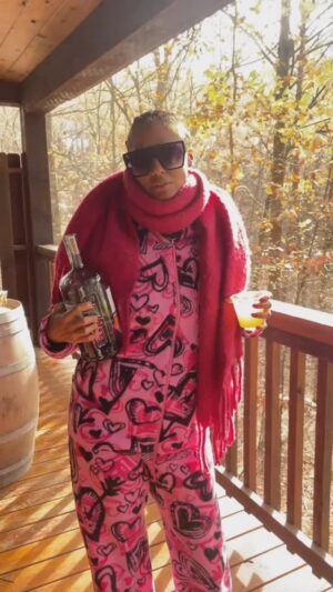 K.D. Aubert Instagram - 🍹My ass got BUSTED!!! 😂😂😂 Gee thanks KELLY! 😆 #birthdayshenanigans 🎂🎁🎊🎉🎁🎈#iceland #vodka #HappyBirthdayToMe