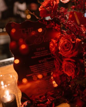 Kalani Hilliker Instagram - Our engagement party🥀🎭🖤💍

Thank you to all our amazing friends and family that came out to celebrate us. We love you and are so grateful to have so many amazing people around us. 

Love, The Future Goldmans💋
@audreywoodevents 
Vendors: 
Photo: @brie.filmandphoto
Video: @kylehustis 
Hotel: @thecambyhotel 
Stylist: @cydniwhittington 
Floral: @floralsbykendra 
Rental: @epicpartyteam
Paper products: @oliviadetailsanddesign
Dj: @theactualjd 
Balloon: @theballoonchickaz
Hair: @phillyhair 
Makeup: @samanthajaene
BTS: @followthebride_