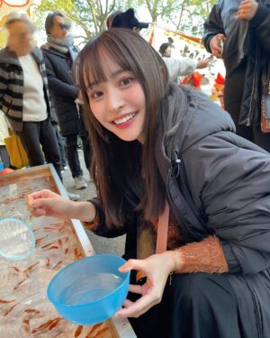 Kanami Takasaki Instagram - 金魚すくいした🐟
