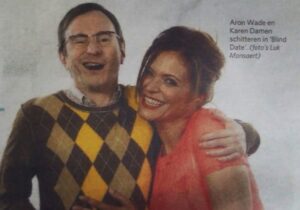 Karen Damen Instagram - Rust zacht, heerlijke mens. ♥️ #aronwade