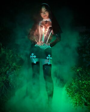 Karen Fukuhara Instagram - Happy Halloween from your humble servant, Sober Sister✝️⛪️
