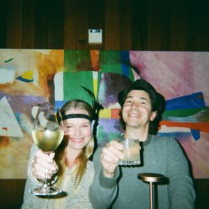 Kate Bosworth Instagram - Happy New Year!!!! What can I say, we were kids of the 90’s! Plus @justinlong said this song gets him a little… excited to kiss :) 😘🎊😘