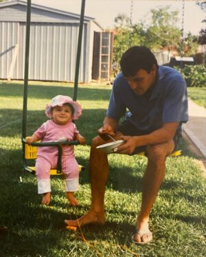 Kayla Itsines Instagram - Today is my dad's birthday.

My dad was actually the one who first got me into fitness. 

He encouraged me to go outside after school every day instead of watching TV. He went to every single one of my basketball games. He helped me do my first chin-up (when I was like three 🤣 ) on one of the grapevines at my Yiayia's house.

He would always say yes to anything I wanted to do when it came to sport.

Happy Birthday DAD!! I wouldn't be a PT today if it weren't for you.