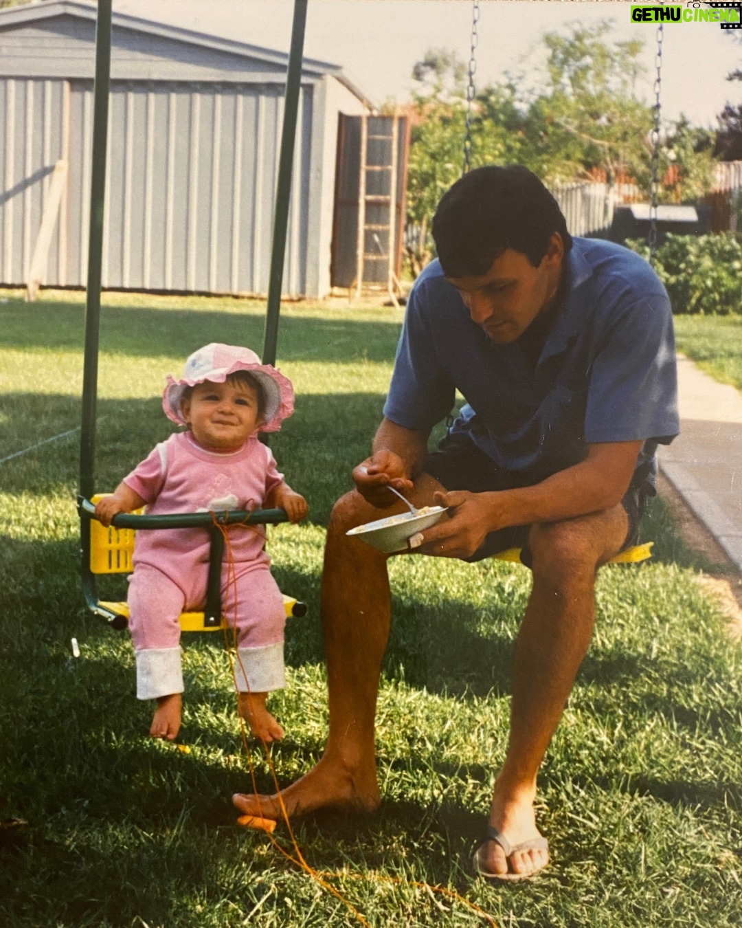 Kayla Itsines - 48.3K Likes - Today is my dad's birthday.
My dad was actually the one who first got me into fitness.
He encouraged me to go outside after school every day instead of watching TV. He went to every single one of my basketball games. He helped me do my first chin-up (when I was like three 🤣 ) on one of the grapevines at my Yiayia's house.
He would always say yes to anything I wanted to do when it came to sport.
Happy Birthday DAD!! I wouldn't be a PT today if it weren't for you.