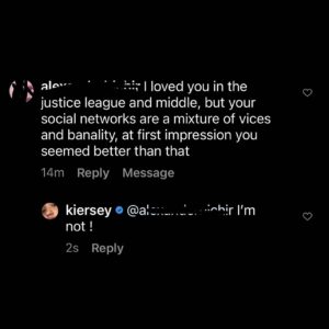 Kiersey Clemons Instagram - .