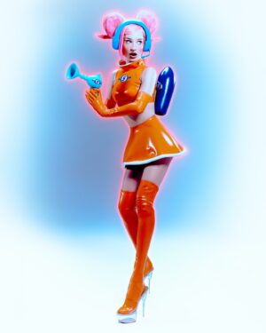 Kim Petras Instagram - What do you mean you’re Ulala from Space Channel 5?