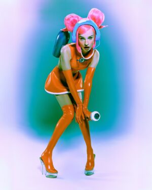 Kim Petras Instagram - What do you mean you’re Ulala from Space Channel 5?