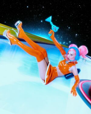 Kim Petras Instagram - What do you mean you’re Ulala from Space Channel 5?
