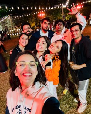 Kinjal Rajpriya Instagram - These Two ❤️ @iamaarohii @tatsatmunshi 
A unique wedding of our favourite people 🫶
Wishing you guys the best time together ahead !! #LotsOfLove 
Had the best of times with all together ✨
Picked my favourite candids from wedding !

And I did it, missed not a single function 😃 #PushedBackSocialAnxiety with fun & food 💃