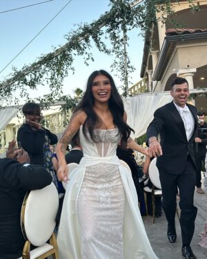 Kirstin Maldonado Instagram - “The greatest thing you’ll ever learn is just to love and be loved in return.” Truer words were never spoken in how I love you and in how you love me.

Reminiscing on our beautiful year and thinking of how lucky I am to life with you, @hausdo. Our wedding and all the celebrations around it were the best days of my life and the most beautiful memories full of love and appreciation for everything that is you, everything we have built, and everything we have overcome together and individually. Bah life forever and ever. With no one else in the world do I share the same laughter and joy. I love to be SILL. It cures every cell in my body. I also never posted our time in positano so that spam is coming later lol. I love you so so so much, thank you for being you and giving your family so much love, and can’t wait to celebrate our family in 2025 ❤️❤️❤️ HAPPY 33rd BIRTHDAY BESTIE BAH HUSBAND 🥹😂😍😍😍