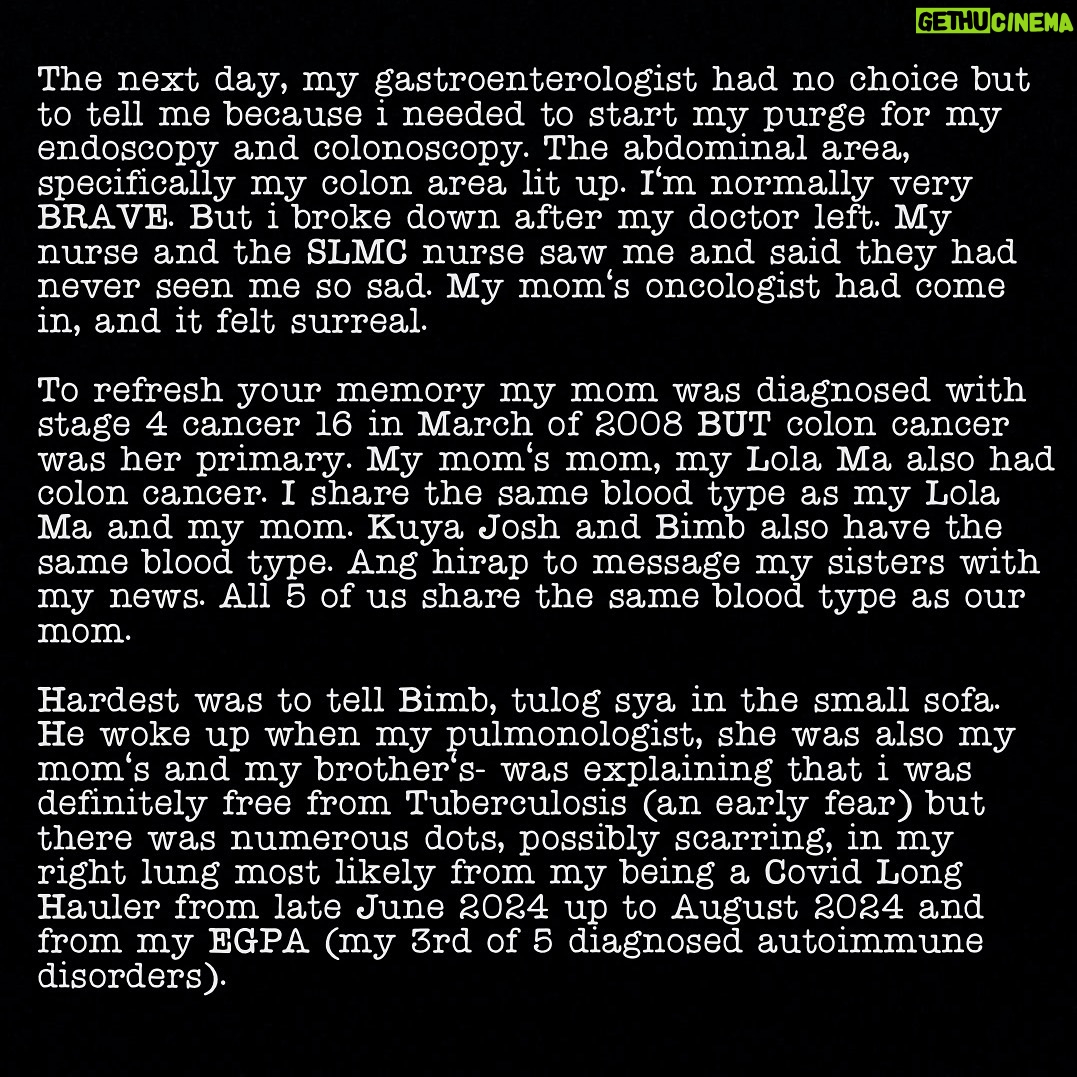 Kris Aquino - 136K Likes - My story. My life. My new reality… #bawalsumuko #tuloyanglaban #lovelovelove