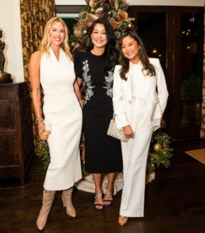 Kristen Taekman Instagram - Kicking off the holiday season in style! Thanks @crystalkungminkoff for hosting the most fabulous dinner party!  @tacoriofficial ✨ 💎 ❤️ @ashleyparklady
