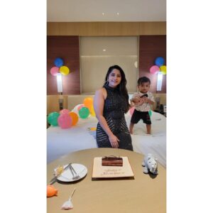 Lahari Arundhati Vishnuvazhala Instagram - All about birthday 🎂 
@dhiren_manikant @lishan.official