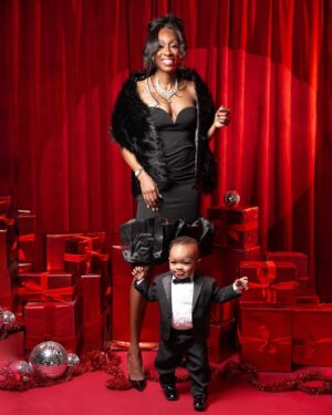Lala Milan Instagram - Merry Christmas 2024🎁🎄 Yall, This is Jayce’s first Christmas and I was super emotional while taking these photos with him🥹 For me, Motherhood is the gift that gives daily❤️ Sending all of you love and holiday joy✨