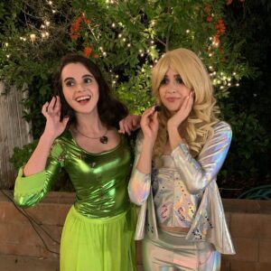 Laura Marano Instagram - Happy birthday to the best costume partner in the world!!!! @vanessamarano is truly the most wonderful person and sister…and genuinely has the best costume ideas of all time. I’m not sure if she was born with that talent because she’s a Halloween baby or if it was something she acquired over the years, but it’s a skill I take advantage of every year!!! Everyone say happy birthday to Vanessa!!!!