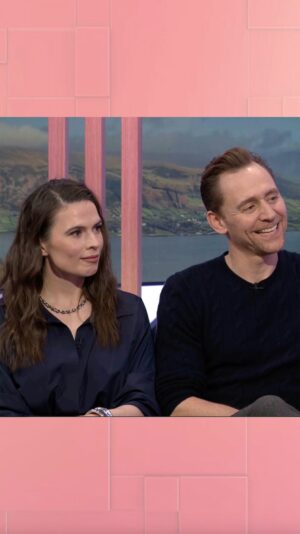 Lauren Laverne Instagram - @wellhayley and @twhiddleston tell us how rehearsals have been going for ‘Much Ado About Nothing’ - including Tom’s lunges! 👀

#TheOneShow #iPlayer