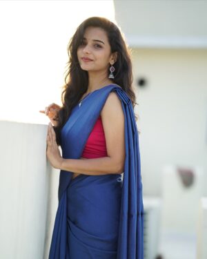 Lavanyaa Instagram - 💙🧿
Outfit @sambhaviboutique 
Photography @kanyamedia