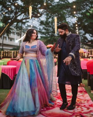 Laxmi Shetty Instagram - this over anything ❤️

🎥 @thecelebrant.in 
Decor @gowjee_events 
My outfit @cedaarandpine ✨
Sahils Outfit @dapperanddare.in 
Makeup @megna_alva 
Jewelry @opasa.jewellery 

#SahilKiGharAayiLaxmi