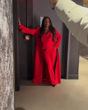 Ledisi Instagram - Thank You @the.root 100 for an amazing evening. Thank you for seeing me. 
God is good! ✨🙏🏾 

Thank you Mickey. Royalty Energy ❤️🔺❤️✨ @harleysofficial thank you for being on stage with me brother! 

Fashion stylist: @mickeyboooom 
Photographer: @gabrieledimartino 
Hair stylist: @iamstacygray 
Makeup artist: @dey.aloe.rose 
Suit: @831minhle 
Earrings: @alexisbittar

#ledisi #goodlife