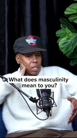 Lena Waithe Instagram - How do you define masculinity? #StayCurious

EP 1003: 'Gurl, You Tried It' streaming everywhere