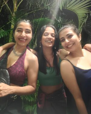 Leona Lishoy Instagram - Some moments are meant to be a little blurry!
.
.
#july2024 #goawithmygirls