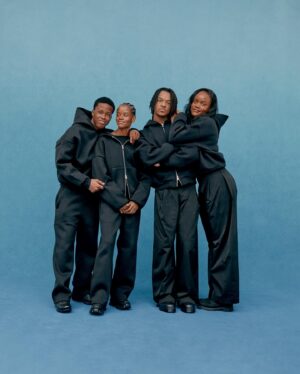 Letitia Wright Instagram - Introducing the final segment of our Welcome Home campaign, featuring @letitiawright and her family on this special Christmas Day. A celebration of family, connection, and the beauty of coming together during this season.

For Letitia and her two younger siblings and cousin - Mariam, Hakeem & Rushan, the idea of home is all encompassing—it’s love, trust and a place of safety. Vulnerability and the process of building one another is a shared experience amidst their family.

When speaking to Hakeem about the feeling of being alongside his family on a campaign, which had never been done before, he expressed a sentiment of pride and belief of this being a direct result of love between his family and within the team, to be able to produce an authentic culmination of multiple forms of family.

Additionally, speaking to Mariam about how her family has formed who she is today, she said that they’d been the rock of her life, being there at every crucial step of her development from child to young adult.

Lastly, when asking cousin Rushan about his family’s importance to him it was as simple as it being everything to him. Nothing compares to the genuineness and real truthfulness of your family’s love.

In this collection, Letitia and her family wear a mixture of Night V2 Zip Hoodies & Pullovers, alongside Night V2 Stacks & Night Bermuda Nylon Pants. Their uniformity remphasises the solidarity they share between each other, through all they’ve experienced together as a family.

From our family to yours, wishing you a Merry Christmas filled with love, connection, and the warmth of togetherness.

Shot by @feng_ish 
Lighting Gaffer: Akira Trees @a.trees 
Creative Director : @emxxuel 
Assistant to Creative Director: @michaelkings._ 
Producer: Abiola @abiolaa.k 
Assistant Producer: @deborahray_ 
Stylist: @marikabastien 
Stylist: @kadz.david 
BTS: Luca Allick-Smith
Assistant: @amarachifelix_ 
Assistant: Daniel Atere 
Assistant: Blessing Arogula-Kadejoh
MUA: @vinvivaa 
Hair Stylist: @brendafordhair 

#WelcomeHome #MerryChristmas