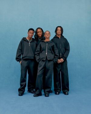 Letitia Wright Instagram - Introducing the final segment of our Welcome Home campaign, featuring @letitiawright and her family on this special Christmas Day. A celebration of family, connection, and the beauty of coming together during this season.

For Letitia and her two younger siblings and cousin - Mariam, Hakeem & Rushan, the idea of home is all encompassing—it’s love, trust and a place of safety. Vulnerability and the process of building one another is a shared experience amidst their family.

When speaking to Hakeem about the feeling of being alongside his family on a campaign, which had never been done before, he expressed a sentiment of pride and belief of this being a direct result of love between his family and within the team, to be able to produce an authentic culmination of multiple forms of family.

Additionally, speaking to Mariam about how her family has formed who she is today, she said that they’d been the rock of her life, being there at every crucial step of her development from child to young adult.

Lastly, when asking cousin Rushan about his family’s importance to him it was as simple as it being everything to him. Nothing compares to the genuineness and real truthfulness of your family’s love.

In this collection, Letitia and her family wear a mixture of Night V2 Zip Hoodies & Pullovers, alongside Night V2 Stacks & Night Bermuda Nylon Pants. Their uniformity remphasises the solidarity they share between each other, through all they’ve experienced together as a family.

From our family to yours, wishing you a Merry Christmas filled with love, connection, and the warmth of togetherness.

Shot by @feng_ish 
Lighting Gaffer: Akira Trees @a.trees 
Creative Director : @emxxuel 
Assistant to Creative Director: @michaelkings._ 
Producer: Abiola @abiolaa.k 
Assistant Producer: @deborahray_ 
Stylist: @marikabastien 
Stylist: @kadz.david 
BTS: Luca Allick-Smith
Assistant: @amarachifelix_ 
Assistant: Daniel Atere 
Assistant: Blessing Arogula-Kadejoh
MUA: @vinvivaa 
Hair Stylist: @brendafordhair 

#WelcomeHome #MerryChristmas