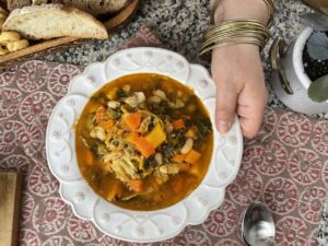 Lidia Bastianich Instagram - It’s all about easy going recipes, like my Winter Minestrone and my Mixed Fish Stew, on Lidia's Kitchen.  This season we’re featuring recipes, like this one, from my latest book - "Lidia's From Our Family Table To Yours". It’s a personal collection of more than a hundred of our favorite family recipes.  Check your local TV listings here - link in my bio.  Buon Gusto!  @ampublictv #LidiasRecipes #LidiasItaly #LidiasKitchen  #LidiaBastianich #ItalianFood #FromLidiasTableToYours #LidiasSoundtrack