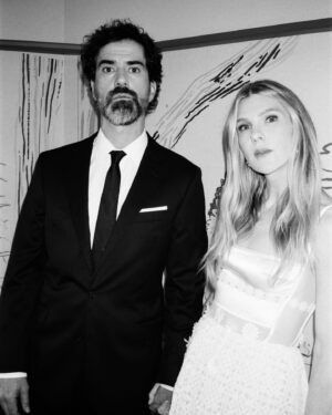 Lily Rabe Instagram - Because I forgot to, posting one of my favorite dresses I wore this year by @honornyc, styled by the most magical @leithclark, with my favorite adult human @therealhamishlinklater, celebrating the NY premiere of my favorite movie of the year @nickelboysmovie.