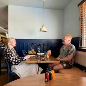 Lily Rabe Instagram - This week on Dinner’s On Me, "Presumed Innocent” star Lily Rabe joins the show. Over oysters, Lily tells me how Ryan Murphy made it impossible to say no to playing insane characters on “American Horror Story,” what crying in insane locations has done to her eyeballs, and why she knows her mother (the late great Jill Clayburgh) would approve of her partner Hamish Linklater.  This episode was recorded at The Lonely Oyster in Echo Park, CA. 🦪🧟‍♀️🧂💘
 
Search “Dinner’s On Me” wherever you listen to podcasts or click the episode link in bio 💕