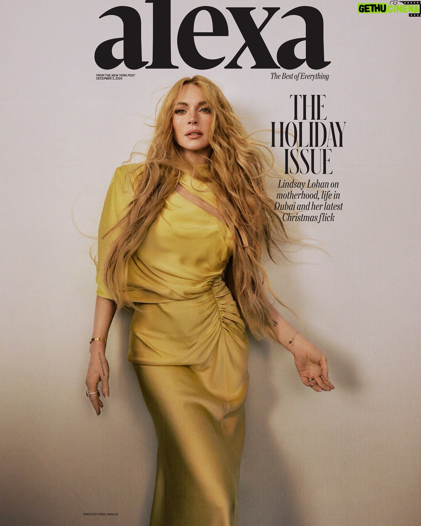 Lindsay Lohan - 439.2K Likes - Had a lovely time on this shoot! Thank you @gregswalesart and my team for a fun day and everyone at @alexa_nypost
Stylist: @anahitaglitters
Hair: @daniellepriano
Makeup: @kristoferbuckle
Nails: @enamelle
Photo Editor: @jessicahober
Talent Booker: @thelifeofthepatty
Writer: @Sarafstewart
Fashion Assistants: @jena_beck, @megpowerss, kruserkristi
On-Set Assistant: @t_christine_531