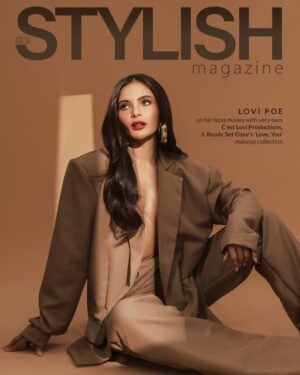 Lovi Poe Instagram - Starting 2025 with a cover. 

The beautiful actress and the face of @readysetglowph , @lovipoe on the cover of @stylishmagazine.online wearing  Custom @kenbatino and @jevineleven @design.salino . 

Photographed by: @advanramirez 
Creative Direction and Styling: @style.ken.jev @kenbatino @jevineleven 
Make Up: @gerypenaso 
Hair: @markanthonyrosales 
Fashion: Custom @design.salino 
Shoot Producers: Marane Plaza and Aiza Gaufo